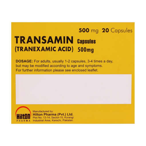 Picture of Transamin 500mg Cap 1x20s